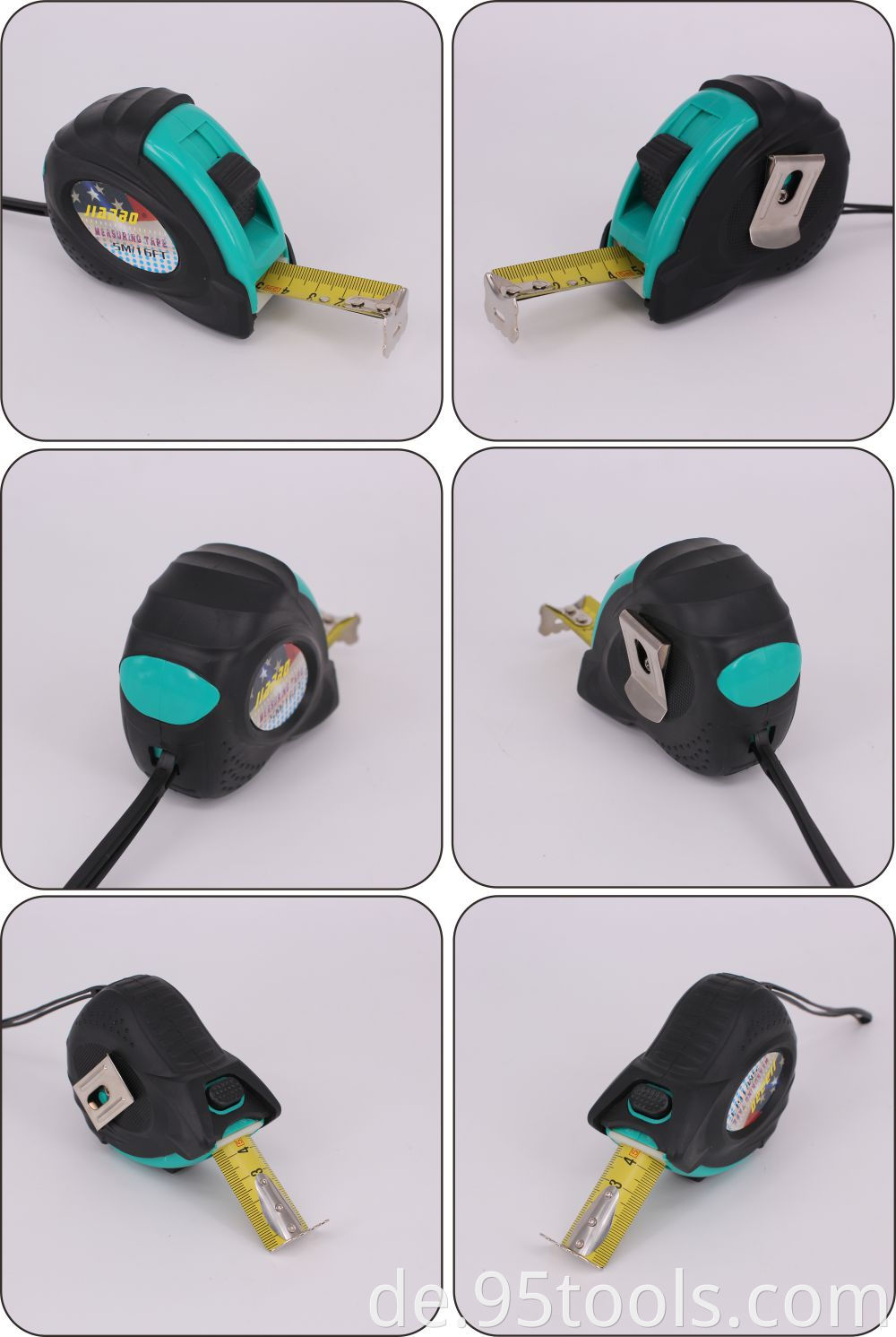 high quality rubber coated steel measuring tape measure